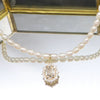 Women's Natural Freshwater Pearl Necklace With Geometric Pearl Chain Retro Clavicle Necklace Electroplated Non Fading Jewelry