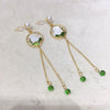 Women's Natural Freshwater Pearl Oblate S925 Sterling Silver Earrings