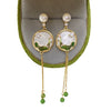 Women's Natural Freshwater Pearl Oblate S925 Sterling Silver Earrings