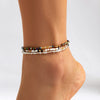 Women’s Natural Geometric Rice Bead Bracelet Set Creative Fashion Beaded Jewelry