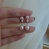 Women's Natural Pearl Drop Shape Retro Elegant Earrings