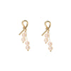 Women's Natural Pearl Geometric Baroque Retro Simple Electroplated Ear Clip Earrings Jewelry