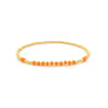 Women's Natural Retro Style Handwoven Glass And Glaze Beaded Bracelet With Geometric Pattern And Colorful Natural Pearl Gravel