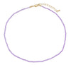 Women's Natural Stone Stainless Steel Beaded Clavicle Chain Necklace Handmade Geometric Design Light Luxury Little Fresh Style