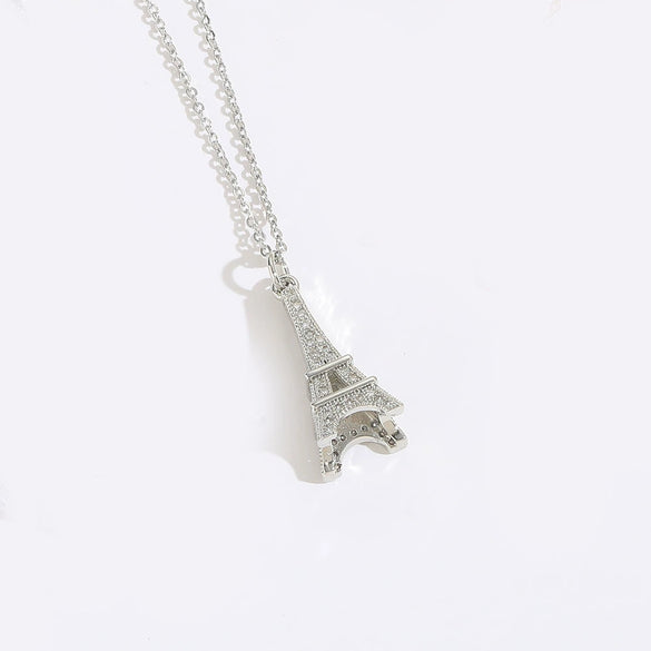 Women's Necklace Starfish Zircon Micropaved Copper With Eightpointed Star Design Electroplated