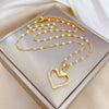 Women's Necklace Titanium Steel Copper Electroplating Geometric Style