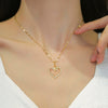 Women's Necklace Titanium Steel Copper Electroplating Geometric Style