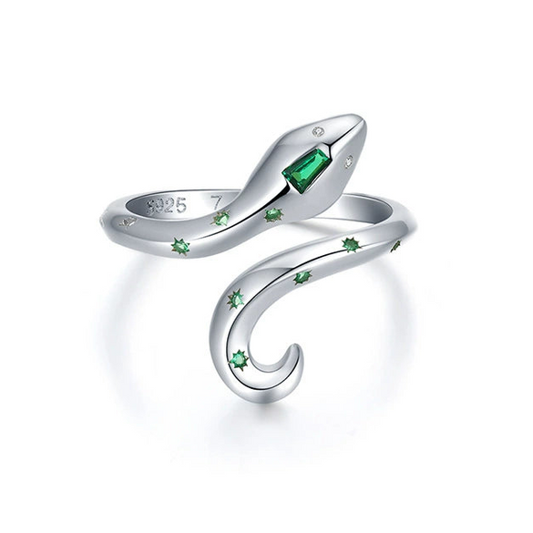 Women's Niche Design Animals Zodiac Open S925 Sterling Silver Ring With Seiko Craft