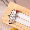 Women's Niche Highgrade Titanium Steel Bow Inlaid Zircon Ear Nail