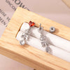 Women's Niche Highgrade Titanium Steel Bow Inlaid Zircon Ear Nail