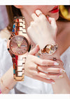 Women's Nonmechanical Waterproof Luminous Watch Alloy Tungsten Steel Color Round Dial Leisure Style