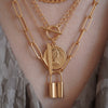 Women's Old Money Style Alloy Coin Disc Tassel Necklace Set With Geometric Round Zinc Alloy Pendants And Polished Electroplated Finish