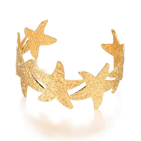 Women's Open Bracelet Iron Gold Platinum Electroplating Exaggerated Elegant Fashion Shape Pattern Allmatch