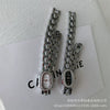 Women's Oval Alloy Bracelet Watch With Diamondencrusted Antique And Fashion Style