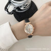 Women's Oval Dial Alloy Case Quartz Watch Simple Elegant Retro Style