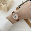 Women's Oval Dial Alloy Case Quartz Watch Simple Elegant Retro Style