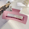 Women's Oversized Hair Clip Ps Material Simple Style Geometric Shape Handmade