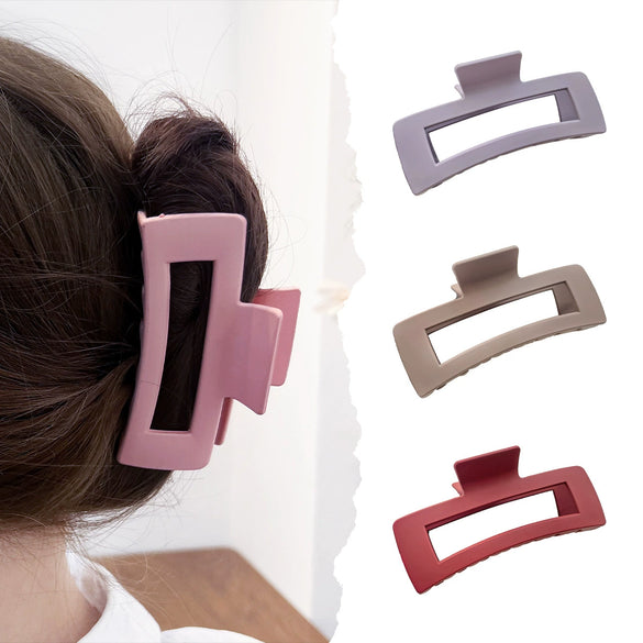 Women's Oversized Hair Clip Ps Material Simple Style Geometric Shape Handmade