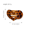 Women's Pc Duckbill Hair Clip Fashion Ol Geometric Electroplated Headwear