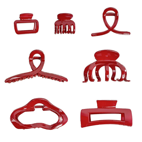 Women's Pc Handmade Handpainted Large Grab Clip Hair Accessories