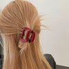 Women's Pc Handmade Handpainted Large Grab Clip Hair Accessories