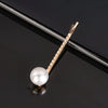 Women's Pearl Bow Hair Clip Handwoven Lolita Hair Accessory Simple Natural Barrette