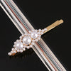 Women's Pearl Bow Hair Clip Handwoven Lolita Hair Accessory Simple Natural Barrette