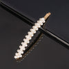 Women's Pearl Bow Hair Clip Handwoven Lolita Hair Accessory Simple Natural Barrette