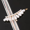 Women's Pearl Bow Hair Clip Handwoven Lolita Hair Accessory Simple Natural Barrette