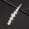 Women's Pearl Bow Hair Clip Handwoven Lolita Hair Accessory Simple Natural Barrette