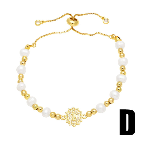 Women's Pearl Bracelet Copper Electroplating Simple Design