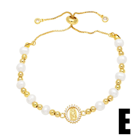 Women's Pearl Bracelet Copper Electroplating Simple Design
