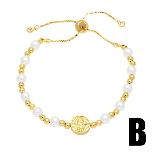 Women's Pearl Bracelet Copper Electroplating Simple Design