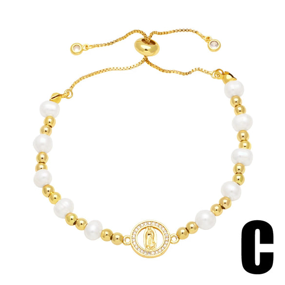 Women's Pearl Bracelet Copper Electroplating Simple Design