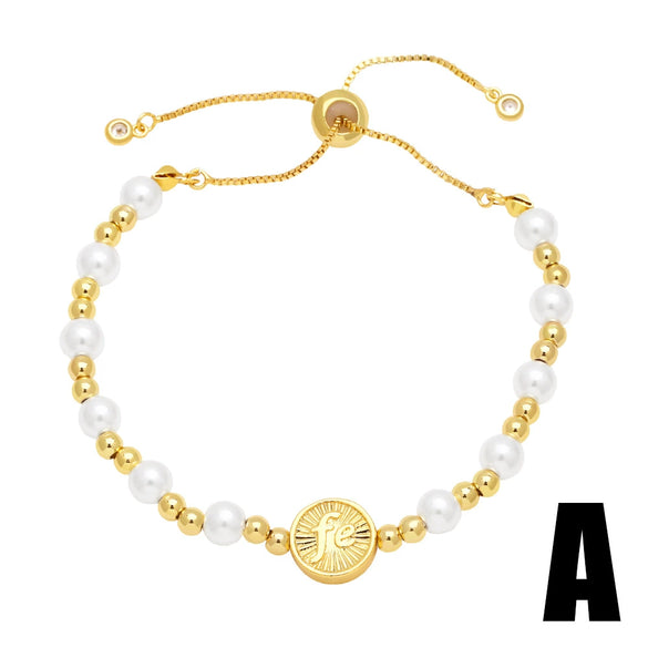 Women's Pearl Bracelet Copper Electroplating Simple Design