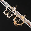 Women's Pearl Butterfly Frog Hair Clip With Electroplated Finish Elegant Rhinestone Heart Flower Hair Accessory