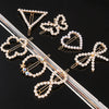 Women's Pearl Butterfly Frog Hair Clip With Electroplated Finish Elegant Rhinestone Heart Flower Hair Accessory