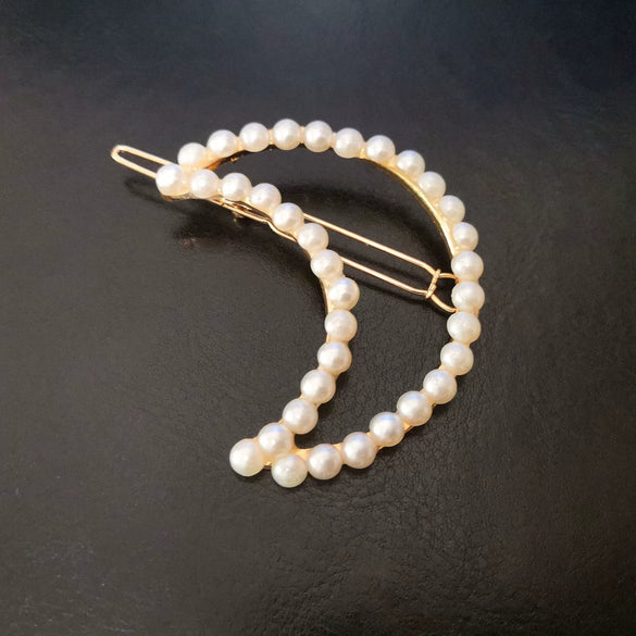 Women's Pearl Butterfly Frog Hair Clip With Electroplated Finish Elegant Rhinestone Heart Flower Hair Accessory