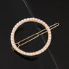 Women's Pearl Butterfly Frog Hair Clip With Electroplated Finish Elegant Rhinestone Heart Flower Hair Accessory