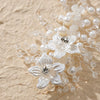 Women's Pearl Crystal Flower Hair Band Wedding Hair Accessory Acrylic Floral Headwear