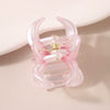 Women's Pearl Flower Hairpin With Baking Paint Plant Flowers Style Shark Clip Hair Accessory