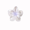 Women's Pearl Flower Hairpin With Baking Paint Plant Flowers Style Shark Clip Hair Accessory