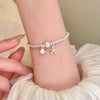 Women's Pearl Geometric Insectinspired Electroplated Hand Jewelry Bracelet