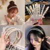 Women's Pearl Geometric Style Hair Band Hair Accessory Headdress