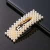Women's Pearl Hairpin Set With Pearl Embellishment Simple Elegant Side Clip Hair Accessories