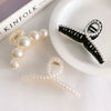 Women's Pearl Handmade Retro Fashion Geometric Hair Shark Clip