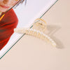 Women's Pearl Handmade Retro Fashion Geometric Hair Shark Clip
