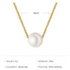 Women's Pearl Necklace With Alloy Love Pendant Geometric Pattern Highend Style