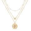 Women's Pearl Necklace With Alloy Love Pendant Geometric Pattern Highend Style