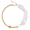 Women's Pearl Necklace With Alloy Love Pendant Geometric Pattern Highend Style